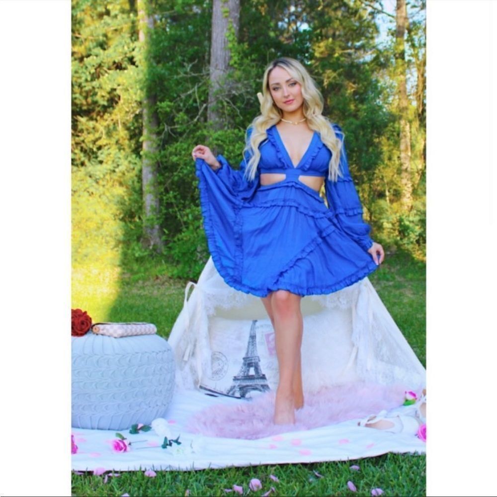 ✨ Ballroom Heart Ruffle Mini Dress✨